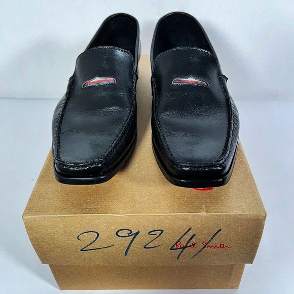 ❤️SOLD❤️Paul Smith Mens Black Leather Jasper S2XD Dress Shoes Size 8 - Picture 4 of 12